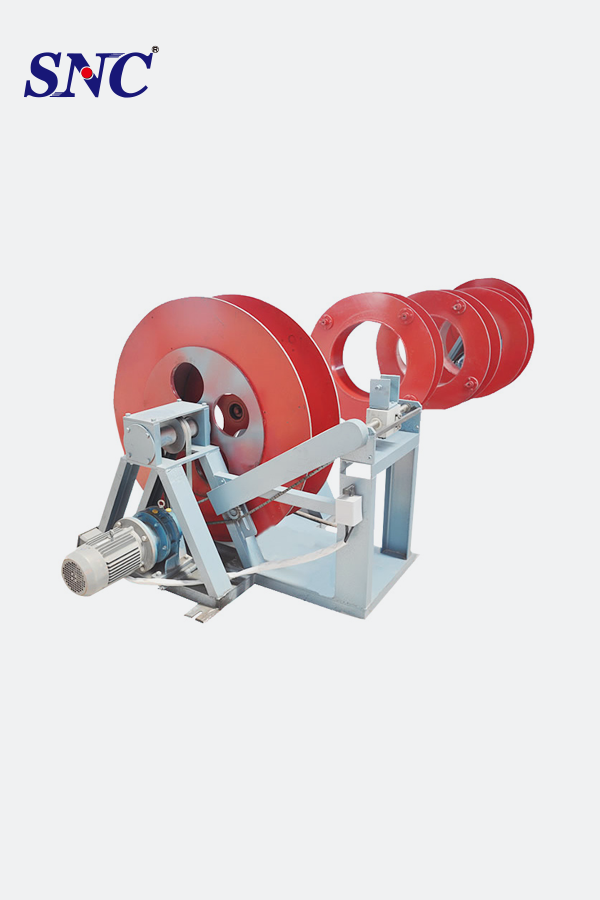 Lightweight semi-automatic wire winding equipment for steel cage