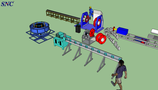 Versatile Lightweight Cage Welding Machine For Concrete Pipe