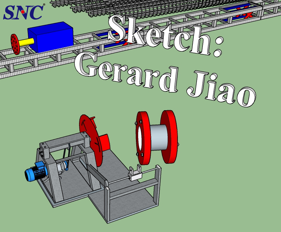 Maintenance of steel bar winding machine