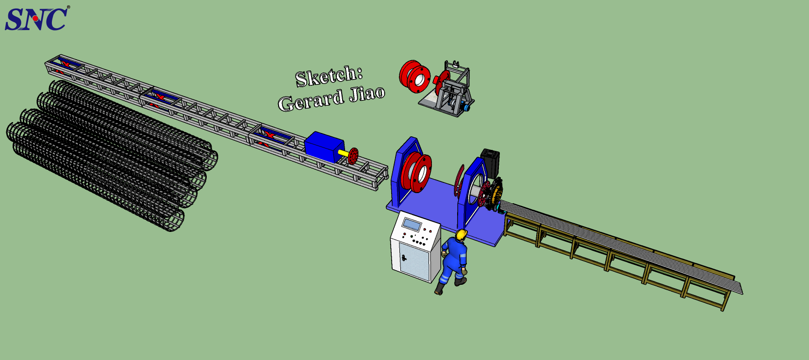 Steel cage welding machine processing five advantages
